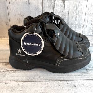 Converse mens work boots black size 9 1/2 W